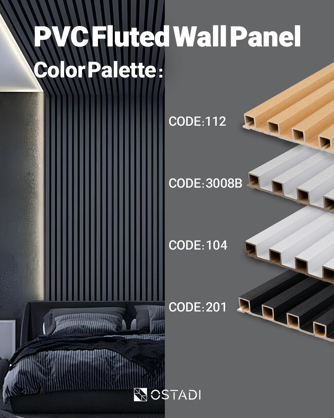 PVC Fluted WallPanel